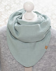 Musselin-Schal in "mint", auf Schaufensterpuppe