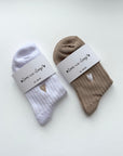 Socken mit gesticktem Herz