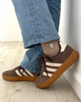 Socken mit gesticktem Herz