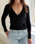 Wickel- & Stilloberteil Enally (V-Neck)
