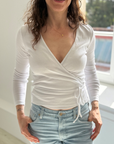 Wickel- & Stilloberteil Enally (V-Neck)