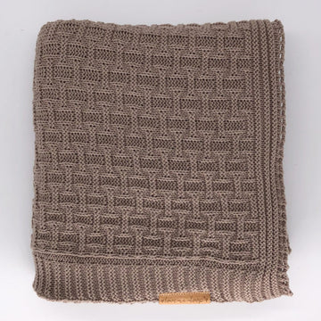 Babydecke Baumwolle (kbA) “taupe”